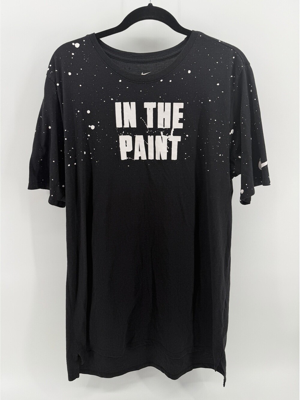 Nike Dri-FIT In The Paint T-Shirt Men’s Large Black Basketball Athletic Tee